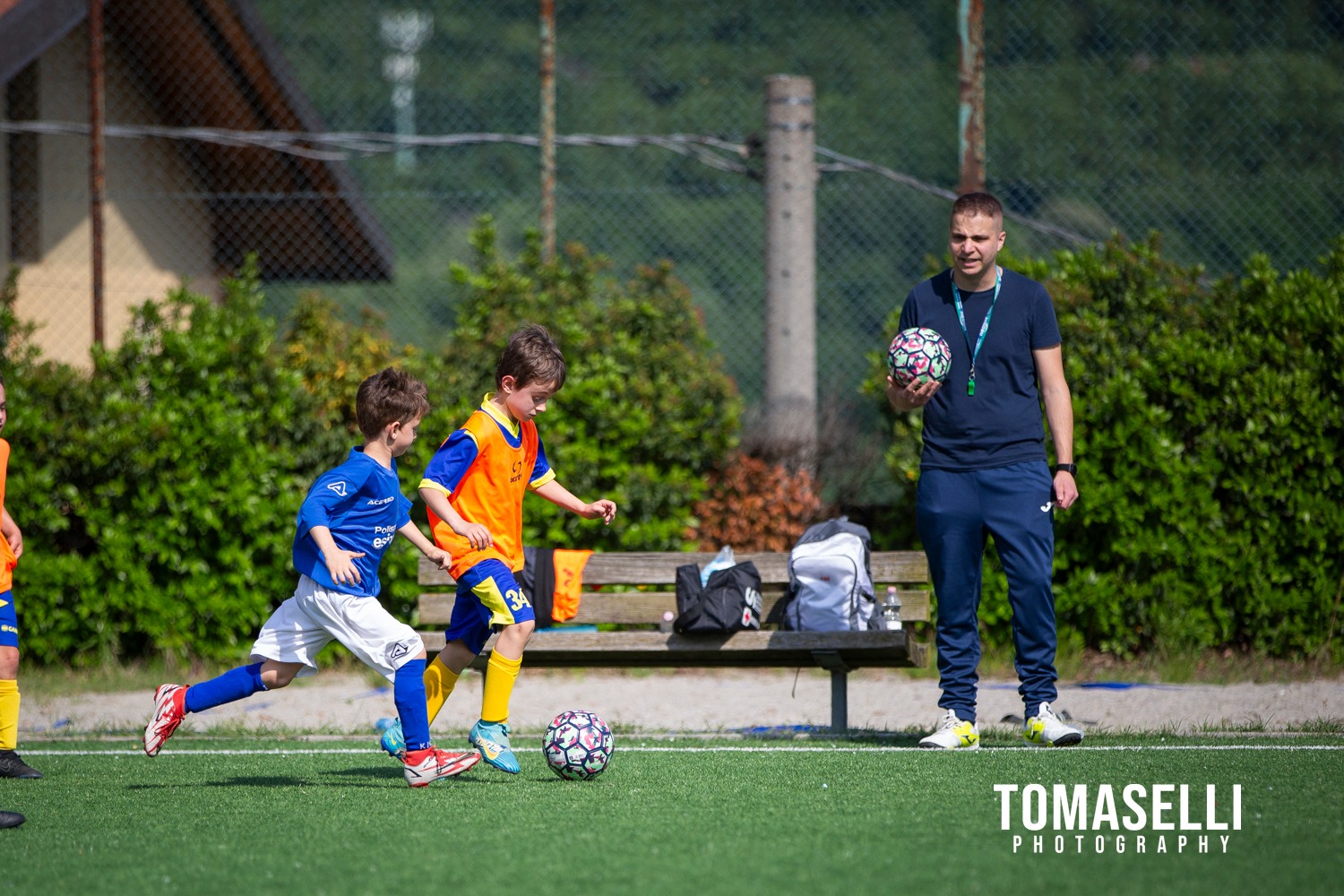 Portiere in azione